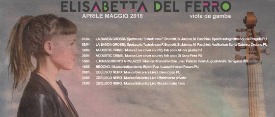 LIVE APRILE MAGGIO 2018